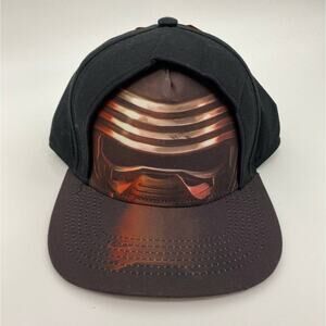 Star Wars First Order Logo Snapback Adjustable Hat Cap Red Black Adult NEW